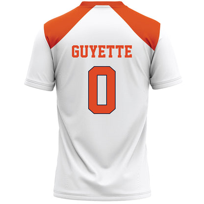Syracuse - NCAA Women's Lacrosse : Daniella Guyette - White Lacrosse Jersey -1