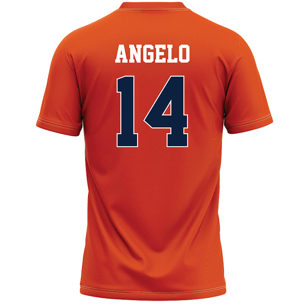 Syracuse - NCAA Men's Lacrosse : Drew Angelo - Orange Lacrosse Jersey -1