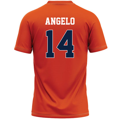 Syracuse - NCAA Men's Lacrosse : Drew Angelo - Orange Lacrosse Jersey -1