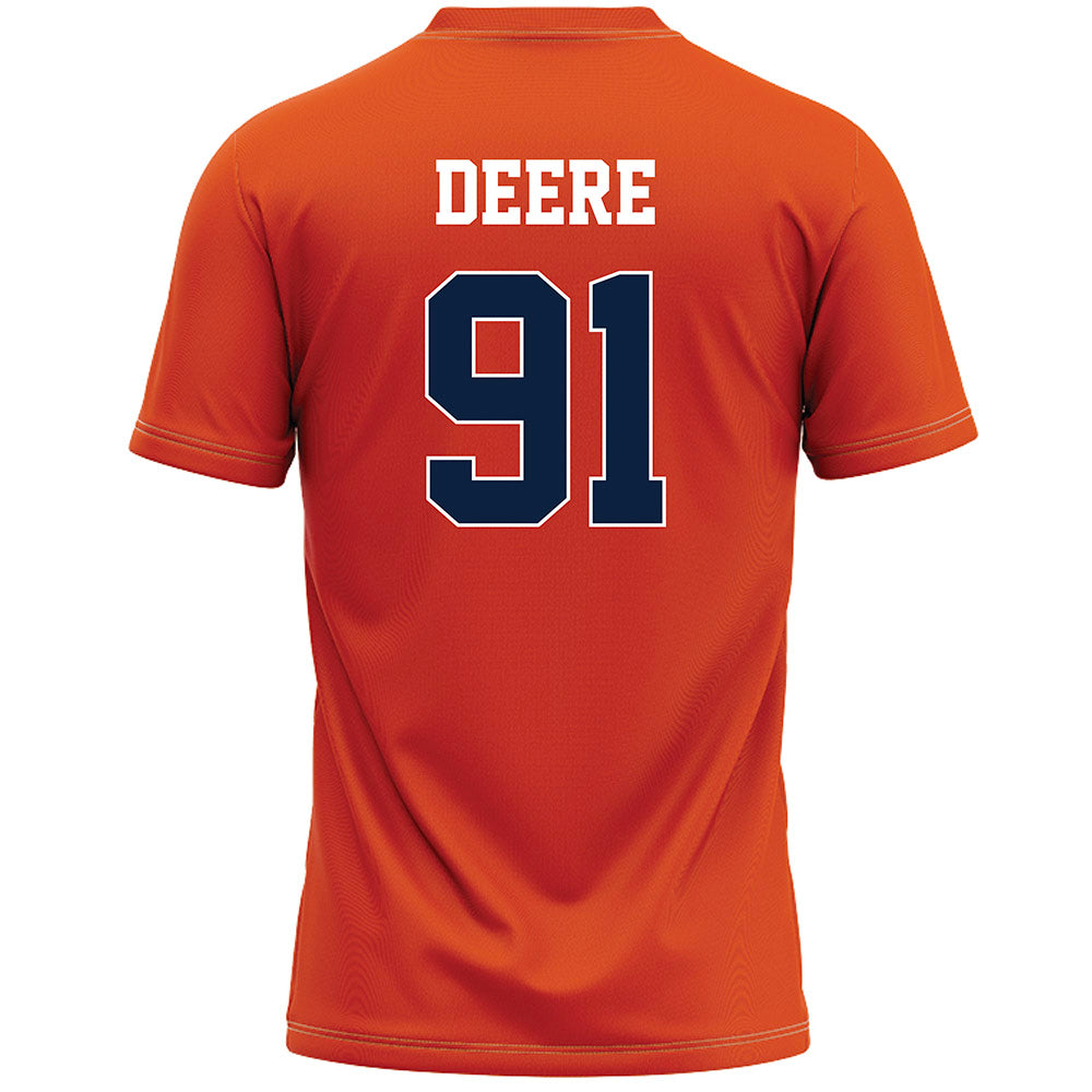 Syracuse - NCAA Men's Lacrosse : Trey Deere - Orange Lacrosse Jersey -1