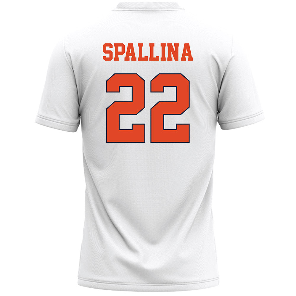 Syracuse - NCAA Men's Lacrosse : Joey Spallina - White Lacrosse Jersey