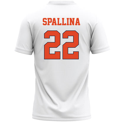 Syracuse - NCAA Men's Lacrosse : Joey Spallina - White Lacrosse Jersey