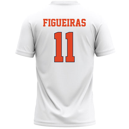Syracuse - NCAA Men's Lacrosse : Riley Figueiras - White Lacrosse Jersey