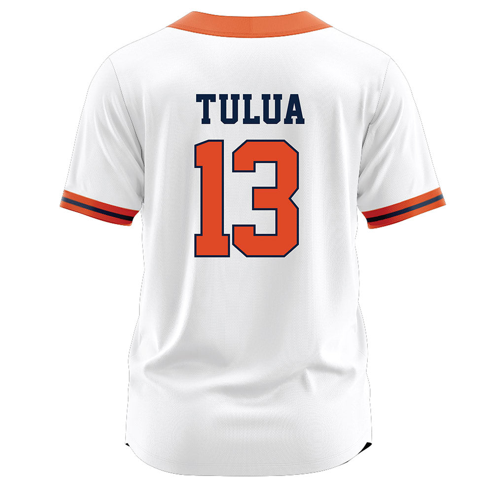Syracuse - NCAA Softball : Kaimi Tulua - White Jersey-1