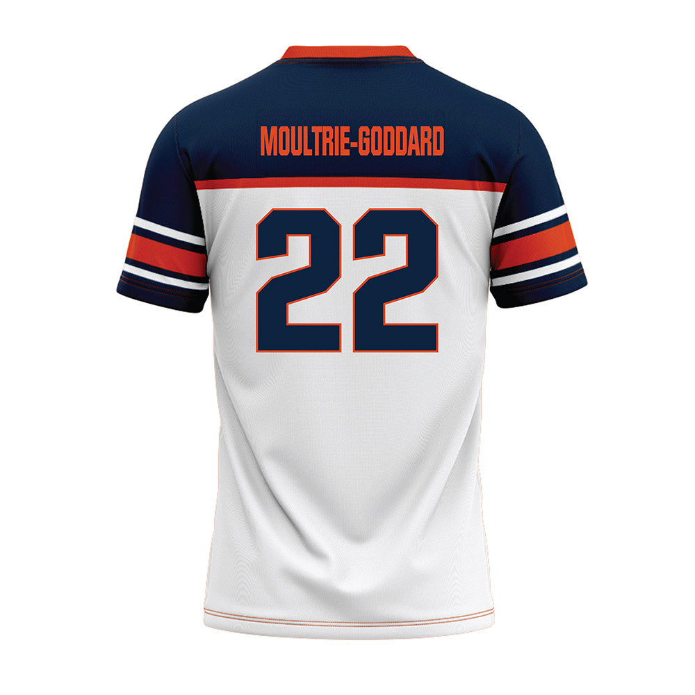 Syracuse - NCAA Football : Zyian Moultrie-Goddard - White Football Jersey-1