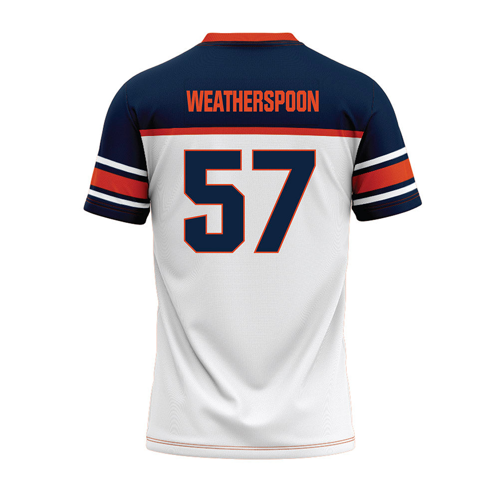 Syracuse - NCAA Football : Dametrius Weatherspoon - White Football Jersey-1