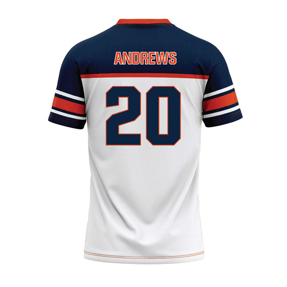 Syracuse - NCAA Football : Rayshon Andrews - White Football Jersey-1