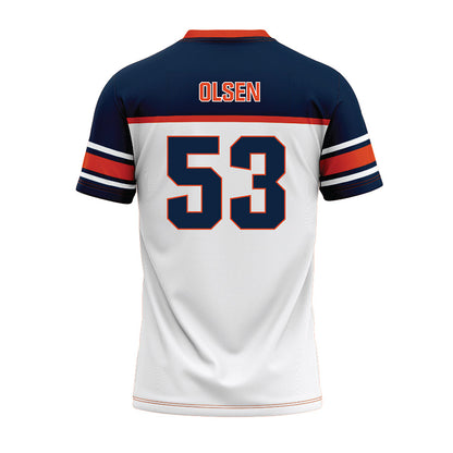 Syracuse - NCAA Football : Ted Olsen - White Football Jersey