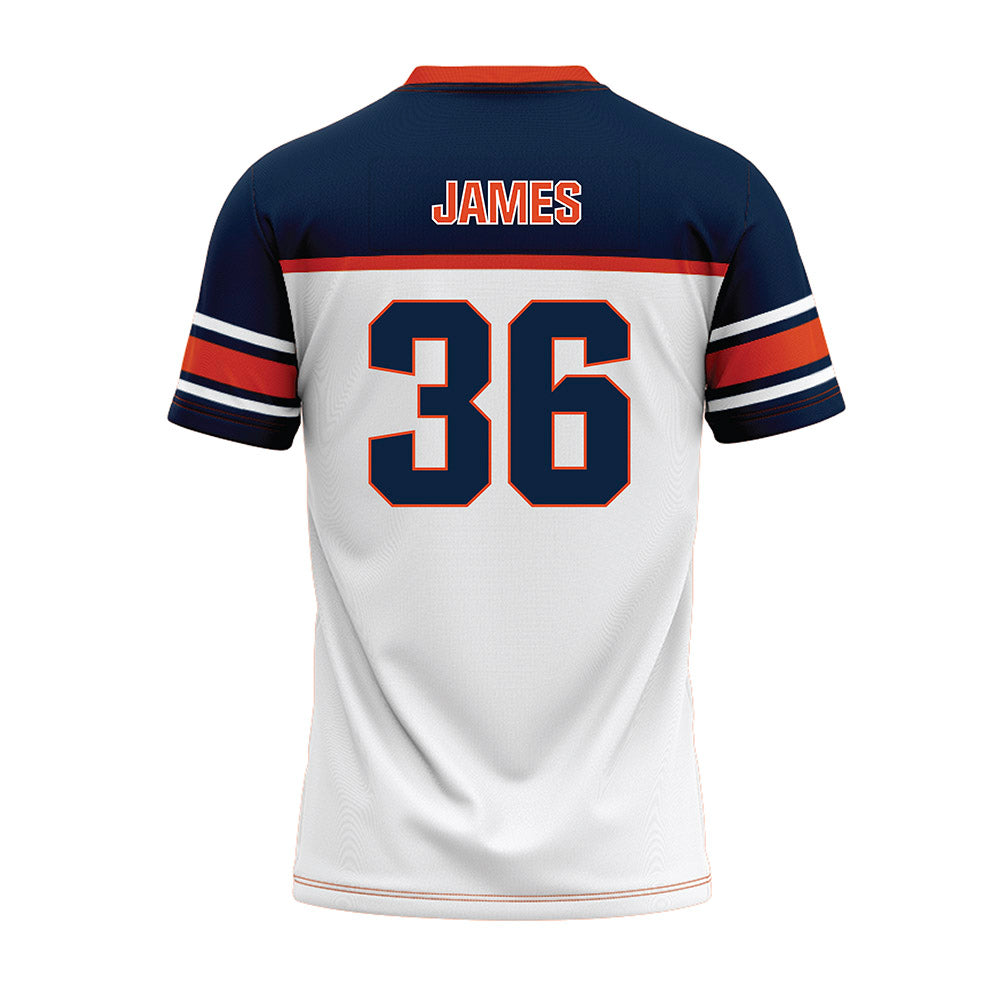 Syracuse - NCAA Football : Malachi James - White Football Jersey