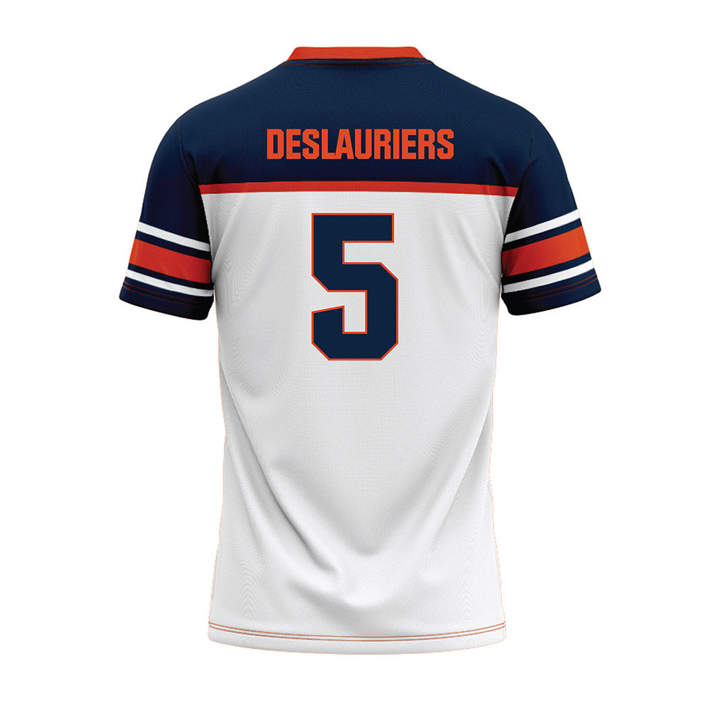Syracuse - NCAA Football : Antoine Deslauriers - White Football Jersey-1