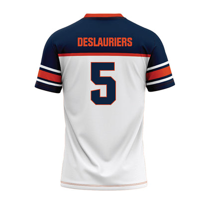 Syracuse - NCAA Football : Antoine Deslauriers - White Football Jersey-1