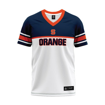 Syracuse - NCAA Football : David Clement - White Football Jersey-0
