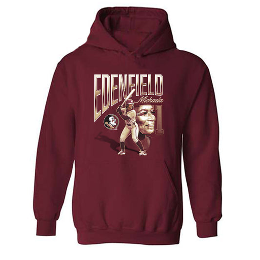 FSU - NCAA Softball : Michaela Edenfield - Hooded Sweatshirt Player Collage