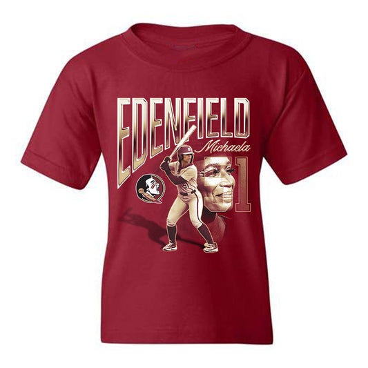 FSU - NCAA Softball : Michaela Edenfield - Youth T-Shirt