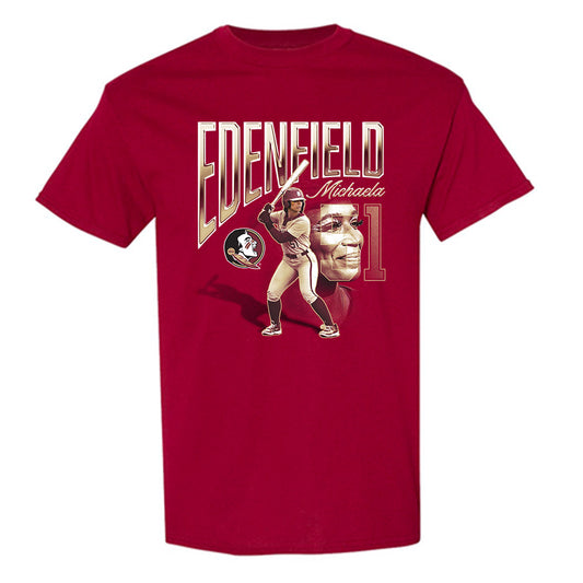 FSU - NCAA Softball : Michaela Edenfield - T-Shirt  Player Collage