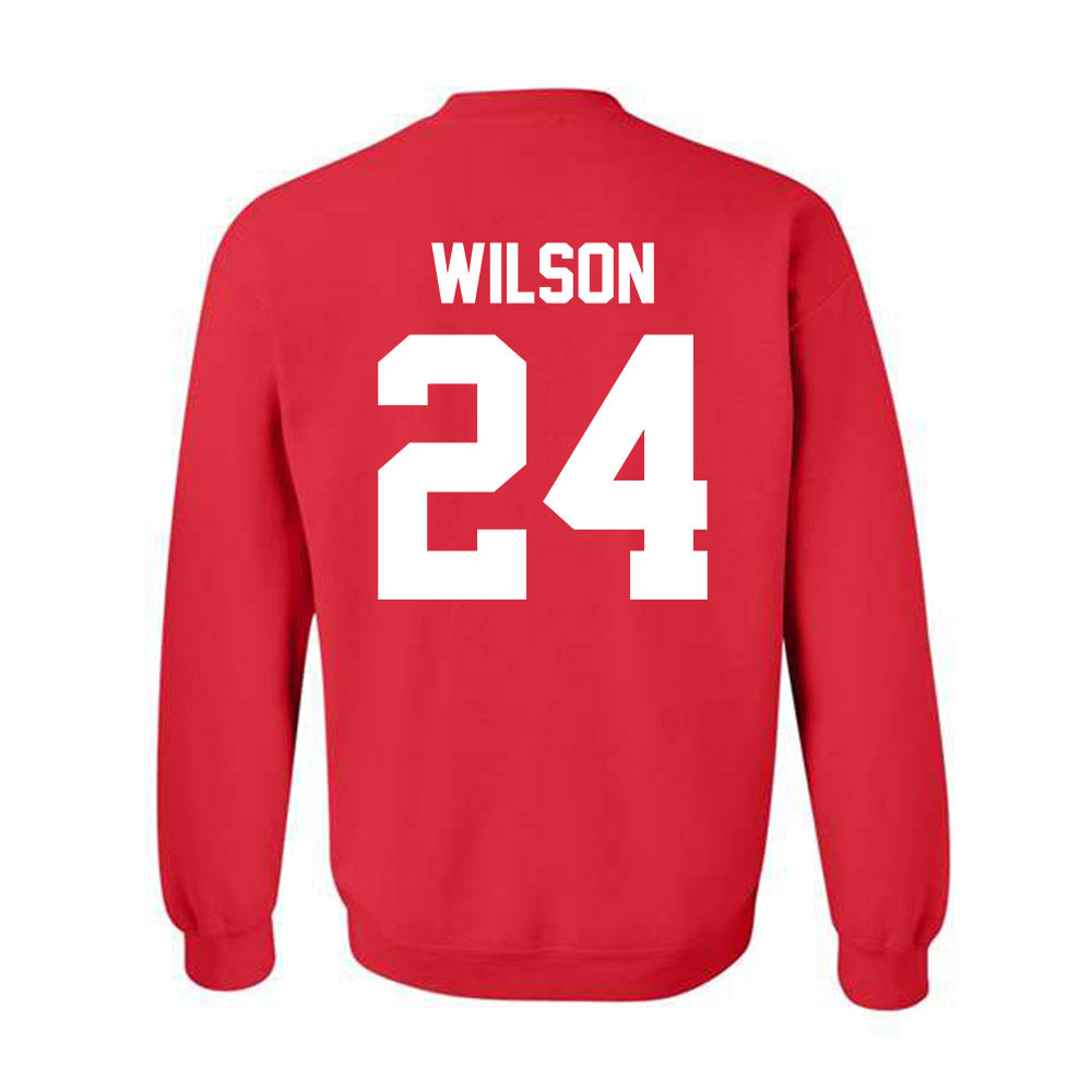 New Mexico - NCAA Football : Jayden Wilson - Classic Shersey Crewneck Sweatshirt-1