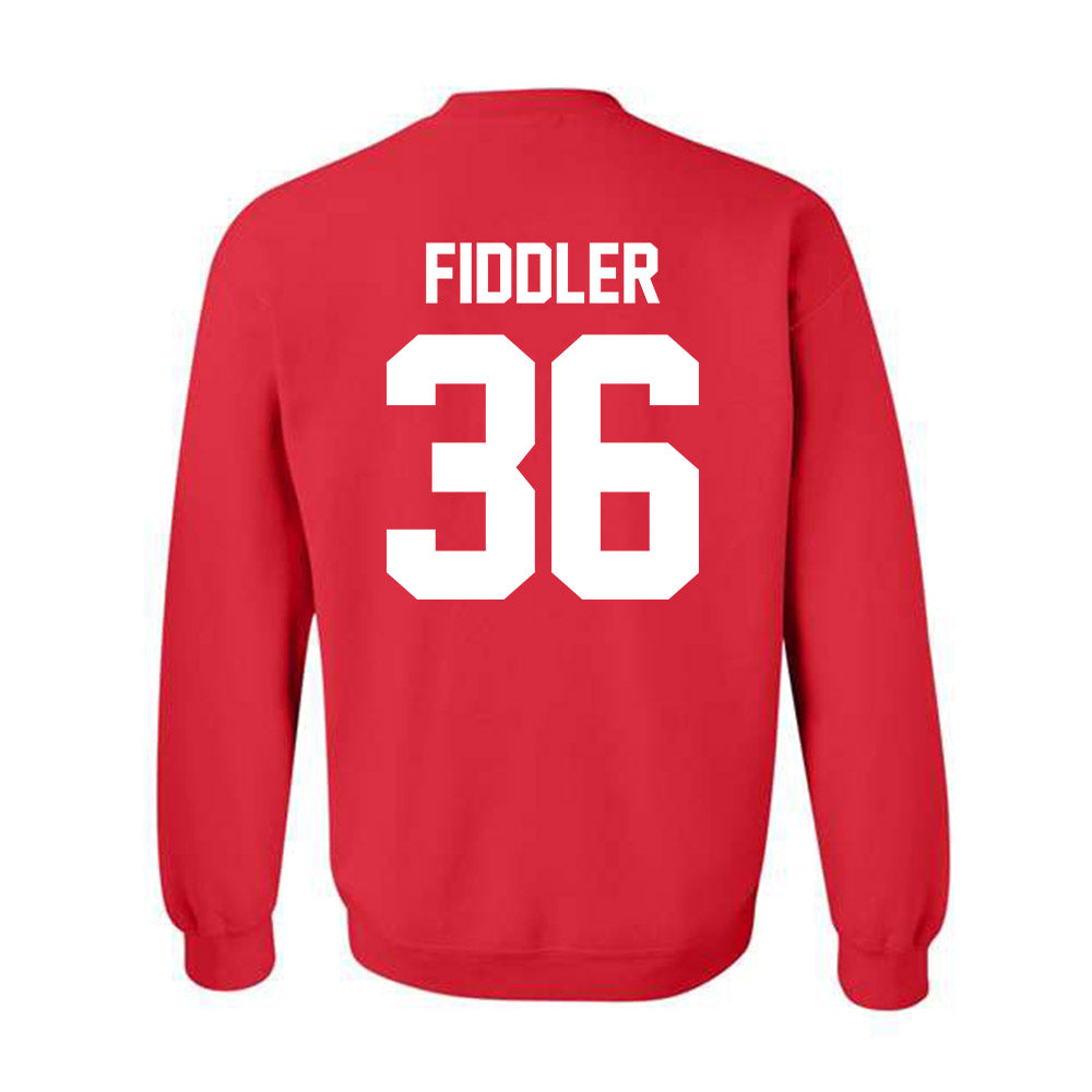 New Mexico - NCAA Baseball : Elias Fiddler - Classic Shersey Crewneck Sweatshirt-1