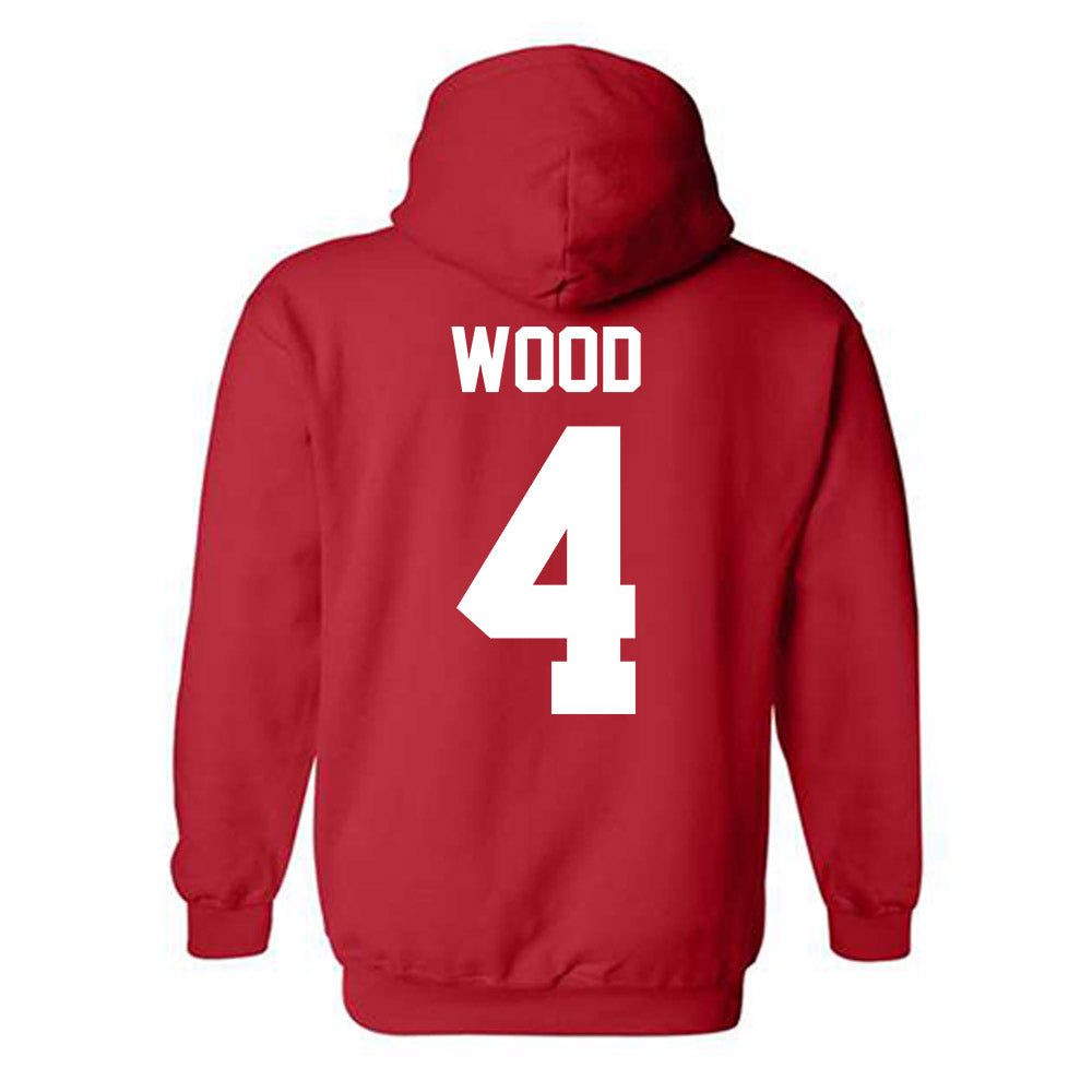 New Mexico - NCAA Baseball : Tye Wood - Classic Shersey Hooded Sweatshirt-1