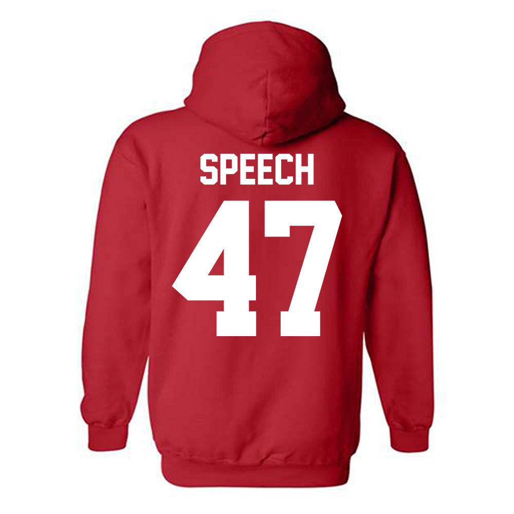 New Mexico - NCAA Football : Drew Speech - Classic Shersey Hooded Sweatshirt-1
