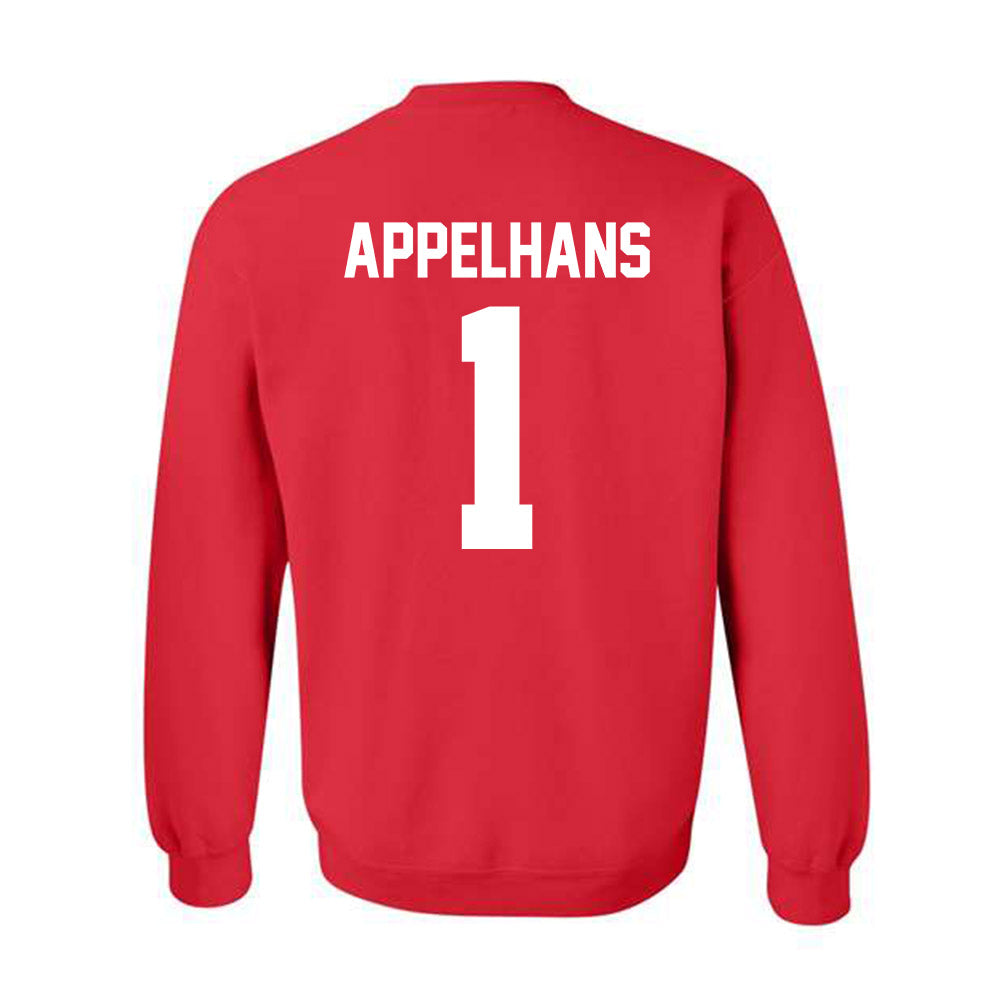 New Mexico - NCAA Men's Basketball : Braden Appelhans - Classic Shersey Crewneck Sweatshirt-1