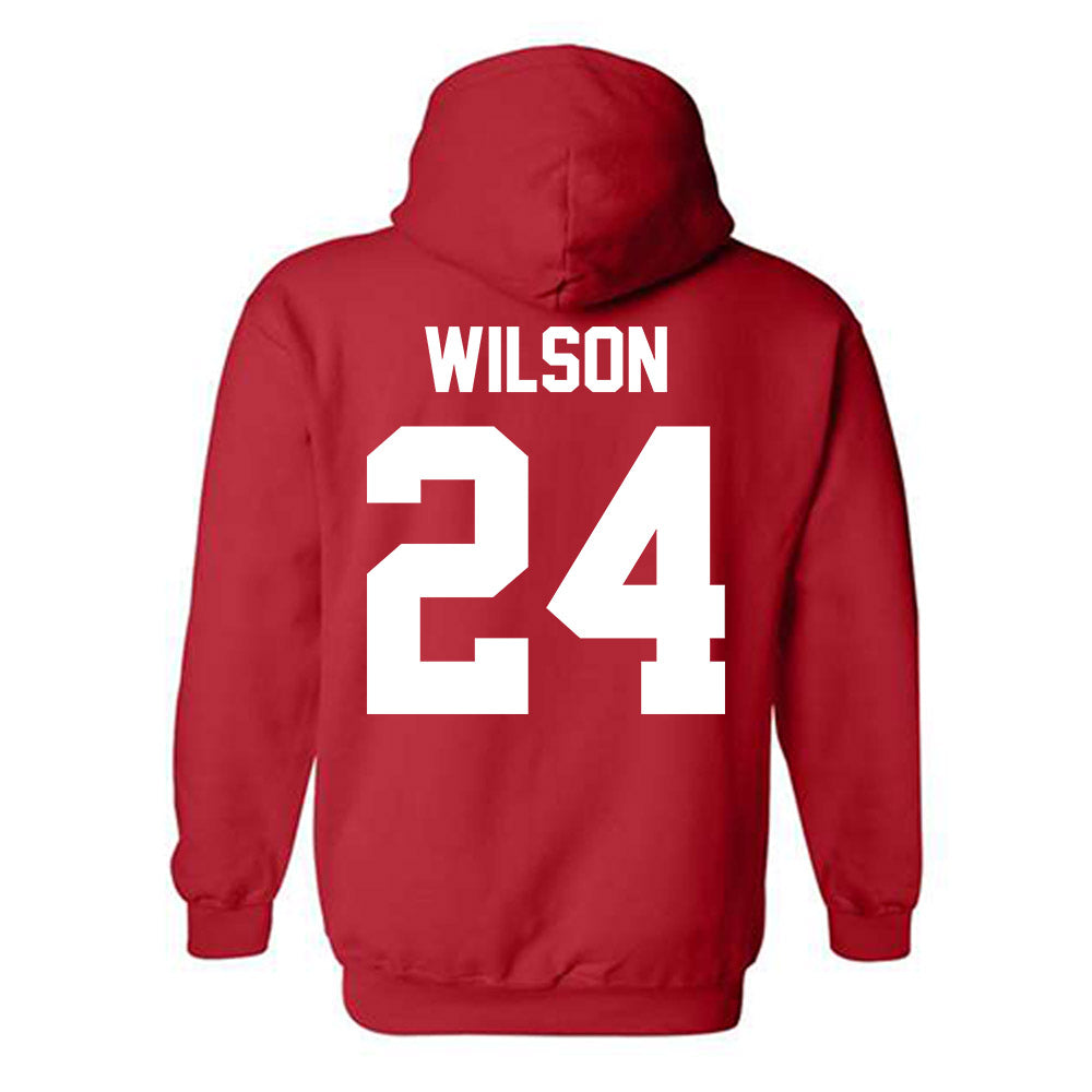 New Mexico - NCAA Football : Jayden Wilson - Classic Shersey Hooded Sweatshirt-1