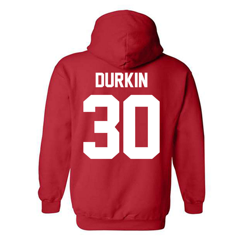 New Mexico - NCAA Football : Brendan Durkin - Classic Shersey Hooded Sweatshirt-1