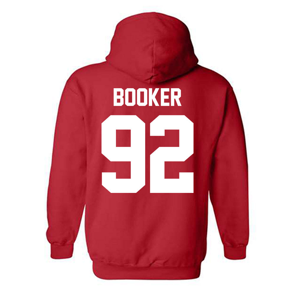 New Mexico - NCAA Football : Brian Booker - Classic Shersey Hooded Sweatshirt-1