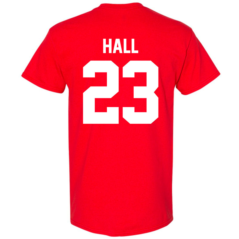 New Mexico - NCAA Men's Basketball : Jake Hall - Classic Shersey T-Shirt-1