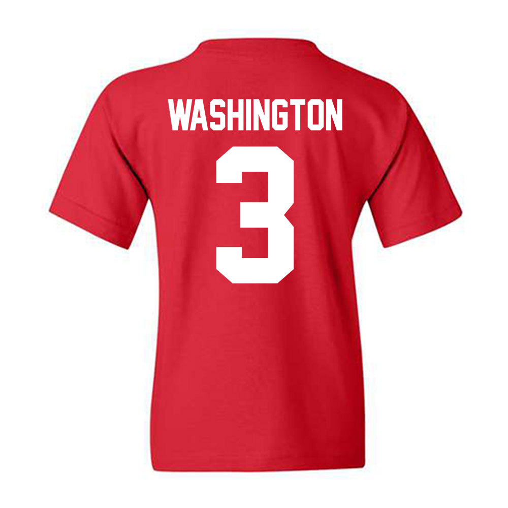 New Mexico - NCAA Men's Basketball : Tru Washington - Classic Shersey Youth T-Shirt-1