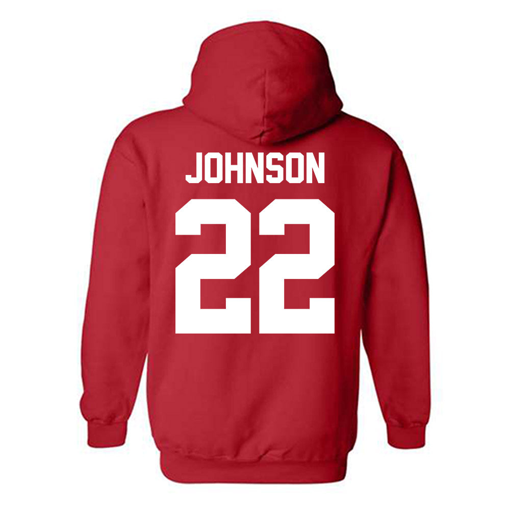 New Mexico - NCAA Football : Dimitri Johnson - Classic Shersey Hooded Sweatshirt-1