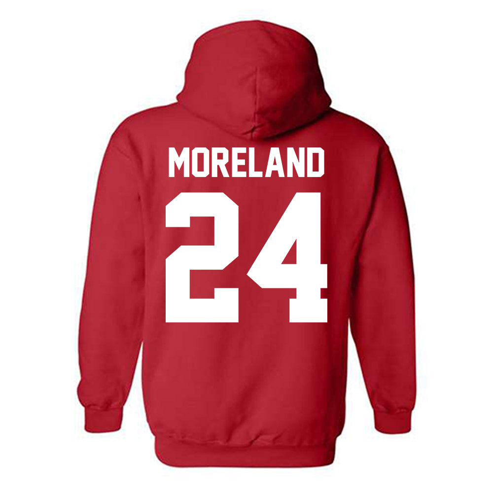 New Mexico - NCAA Women's Basketball : Amhyia Moreland - Classic Shersey Hooded Sweatshirt-1