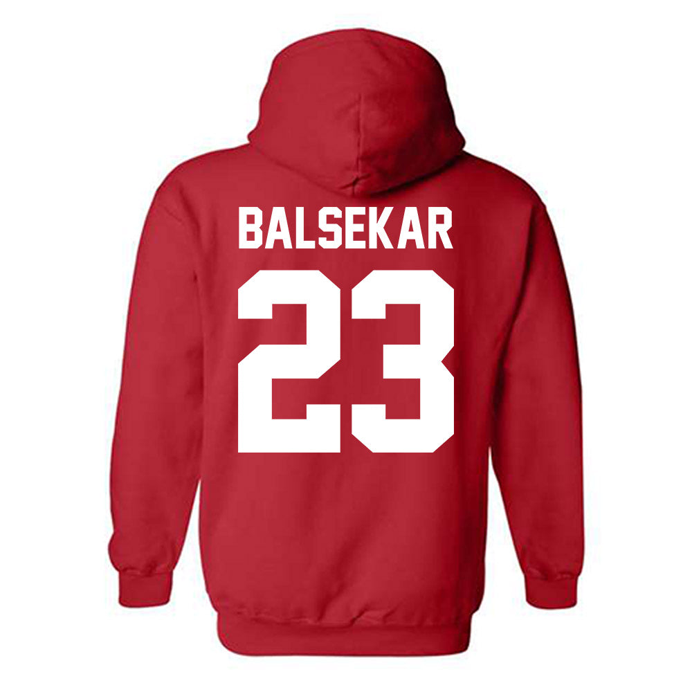 New Mexico - NCAA Men's Tennis : Aditya Balsekar - Classic Shersey Hooded Sweatshirt-1