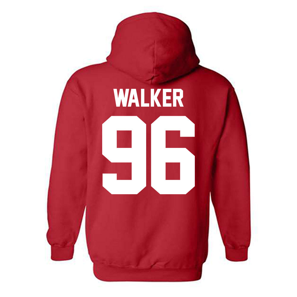 New Mexico - NCAA Football : Garrison Walker - Classic Shersey Hooded Sweatshirt-1