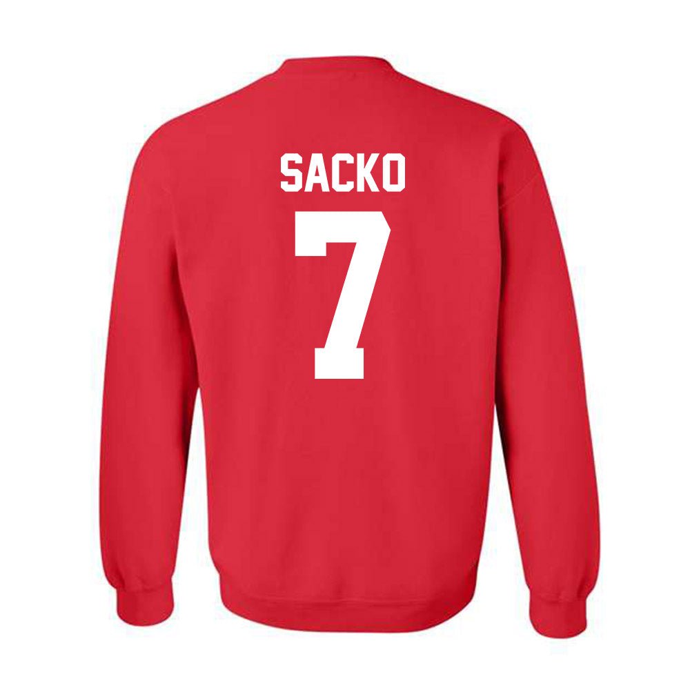 New Mexico - NCAA Men's Basketball : Ibrahima Sacko - Classic Shersey Crewneck Sweatshirt-1