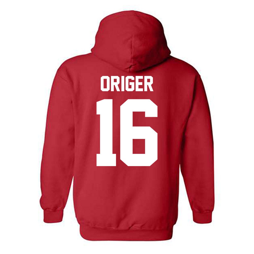 New Mexico - NCAA Baseball : Grant Origer - Classic Shersey Hooded Sweatshirt-1