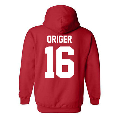 New Mexico - NCAA Baseball : Grant Origer - Classic Shersey Hooded Sweatshirt-1