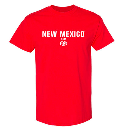 New Mexico - NCAA Men's Golf : Oliver Cage - Classic Shersey T-Shirt-0