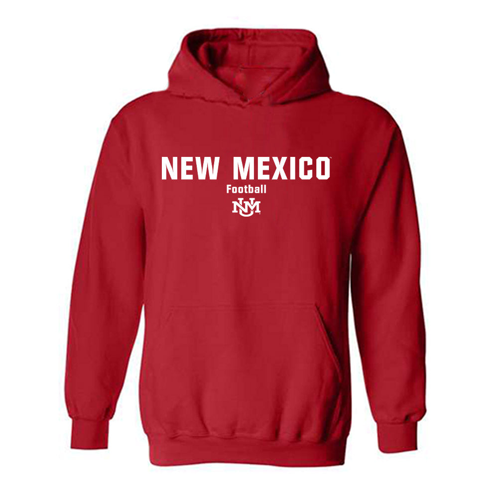 New Mexico - NCAA Football : Miles Williams - Classic Shersey Hooded Sweatshirt-0