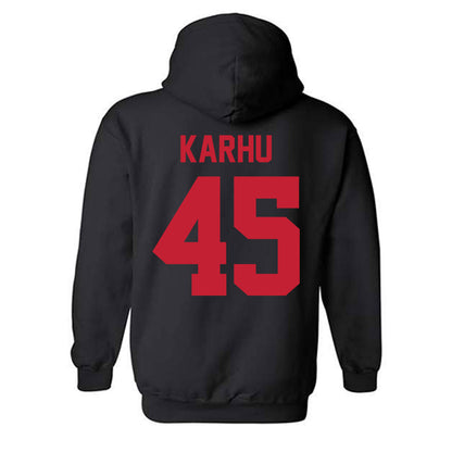 New Mexico - NCAA Football : Brett Karhu - Classic Shersey Hooded Sweatshirt-1