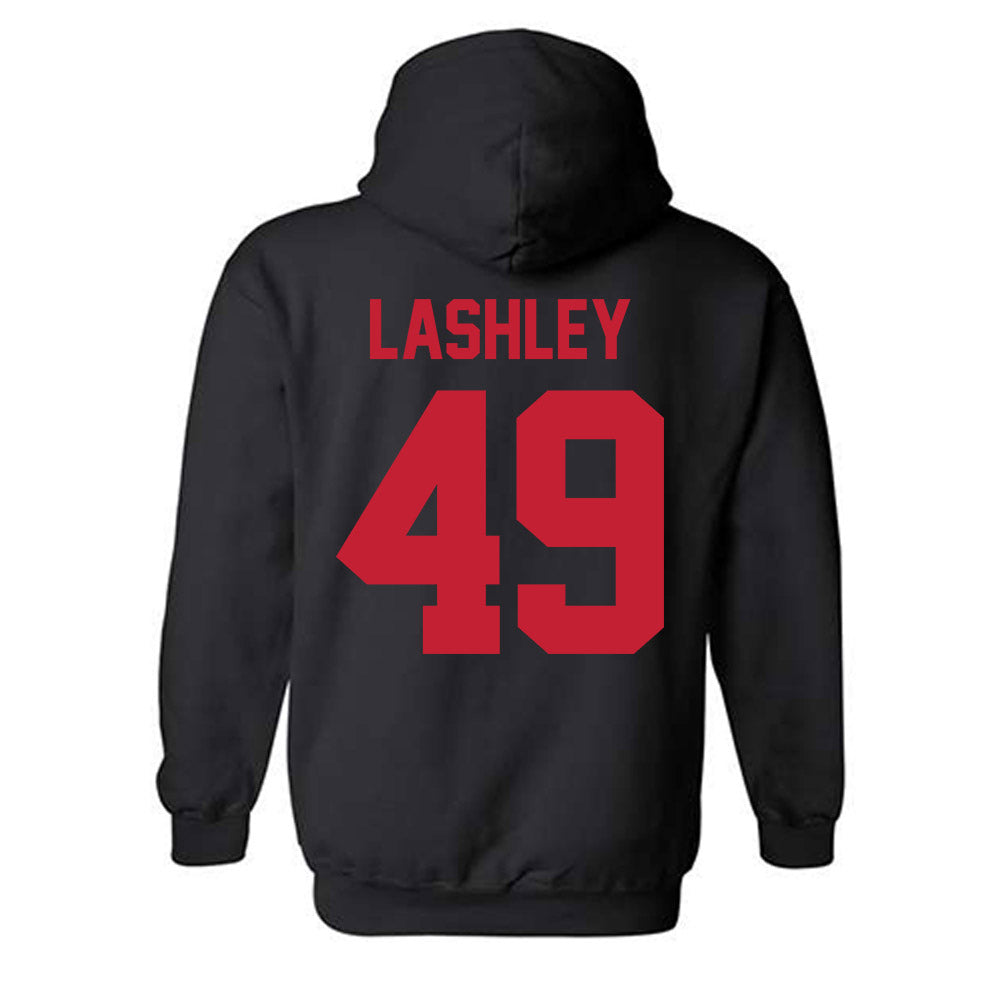 New Mexico - NCAA Football : Matthew Lashley - Classic Shersey Hooded Sweatshirt-1