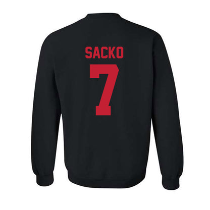 New Mexico - NCAA Men's Basketball : Ibrahima Sacko - Classic Shersey Crewneck Sweatshirt-1