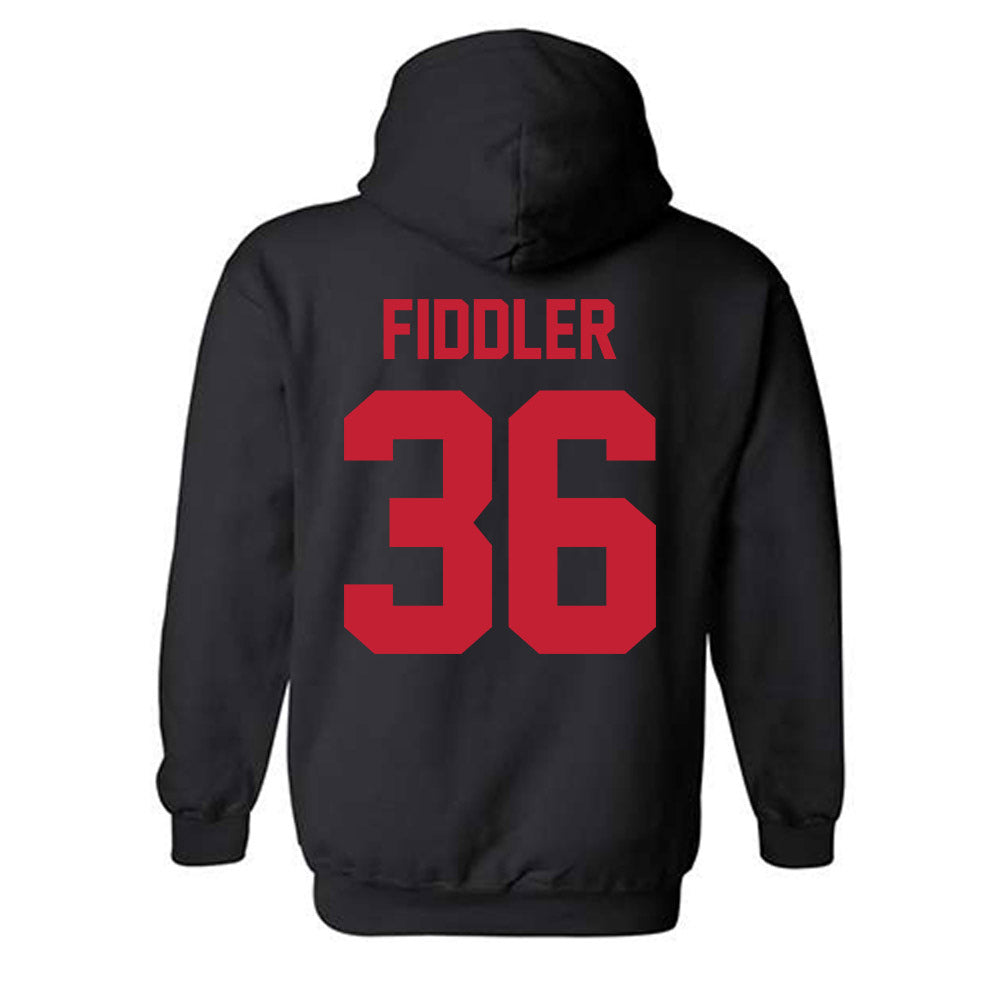 New Mexico - NCAA Baseball : Elias Fiddler - Classic Shersey Hooded Sweatshirt-1