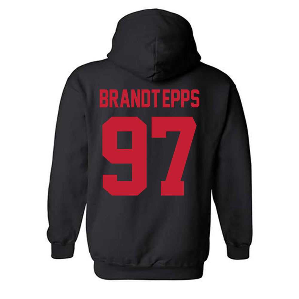 New Mexico - NCAA Football : Devin Brandt-Epps - Classic Shersey Hooded Sweatshirt-1