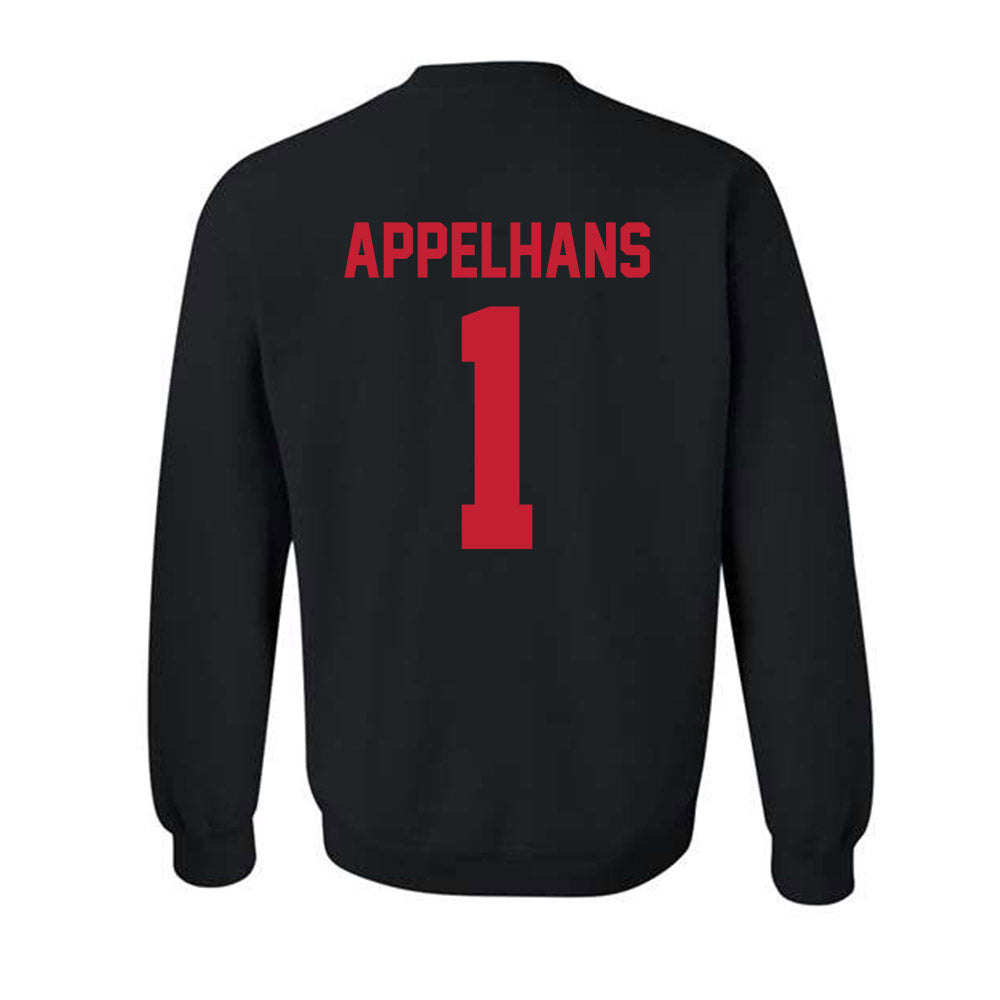 New Mexico - NCAA Men's Basketball : Braden Appelhans - Classic Shersey Crewneck Sweatshirt-1