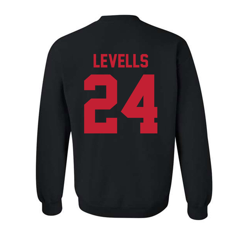 New Mexico - NCAA Football : Bear Levells - Classic Shersey Crewneck Sweatshirt-1
