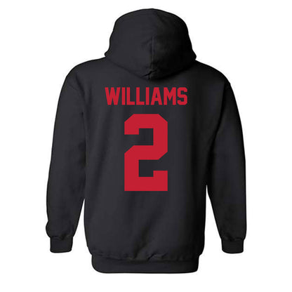 New Mexico - NCAA Football : Abraham Williams - Classic Shersey Hooded Sweatshirt-1