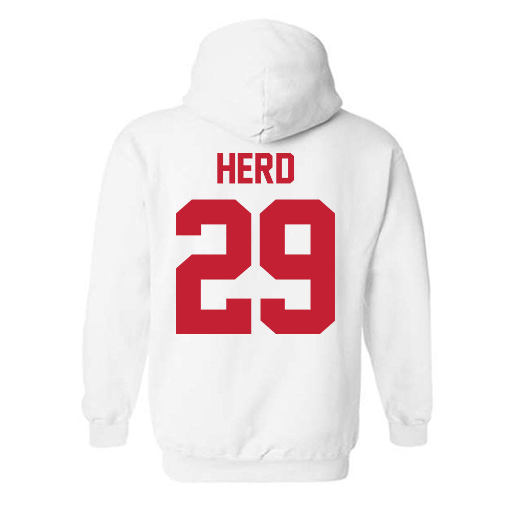 New Mexico - NCAA Baseball : Caleb Herd - Classic Shersey Hooded Sweatshirt-1
