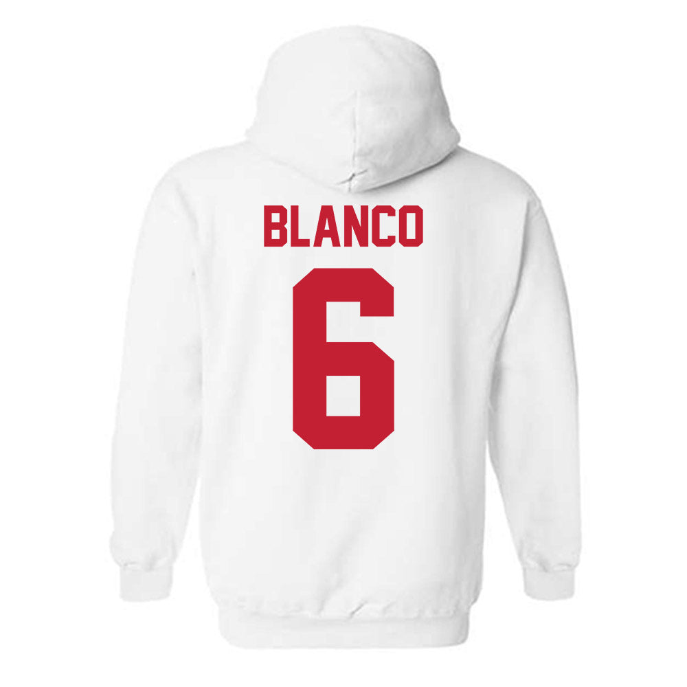 New Mexico - NCAA Women's Volleyball : Madison Blanco - Classic Shersey Hooded Sweatshirt-1