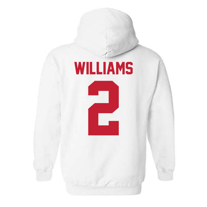 New Mexico - NCAA Football : Abraham Williams - Classic Shersey Hooded Sweatshirt-1
