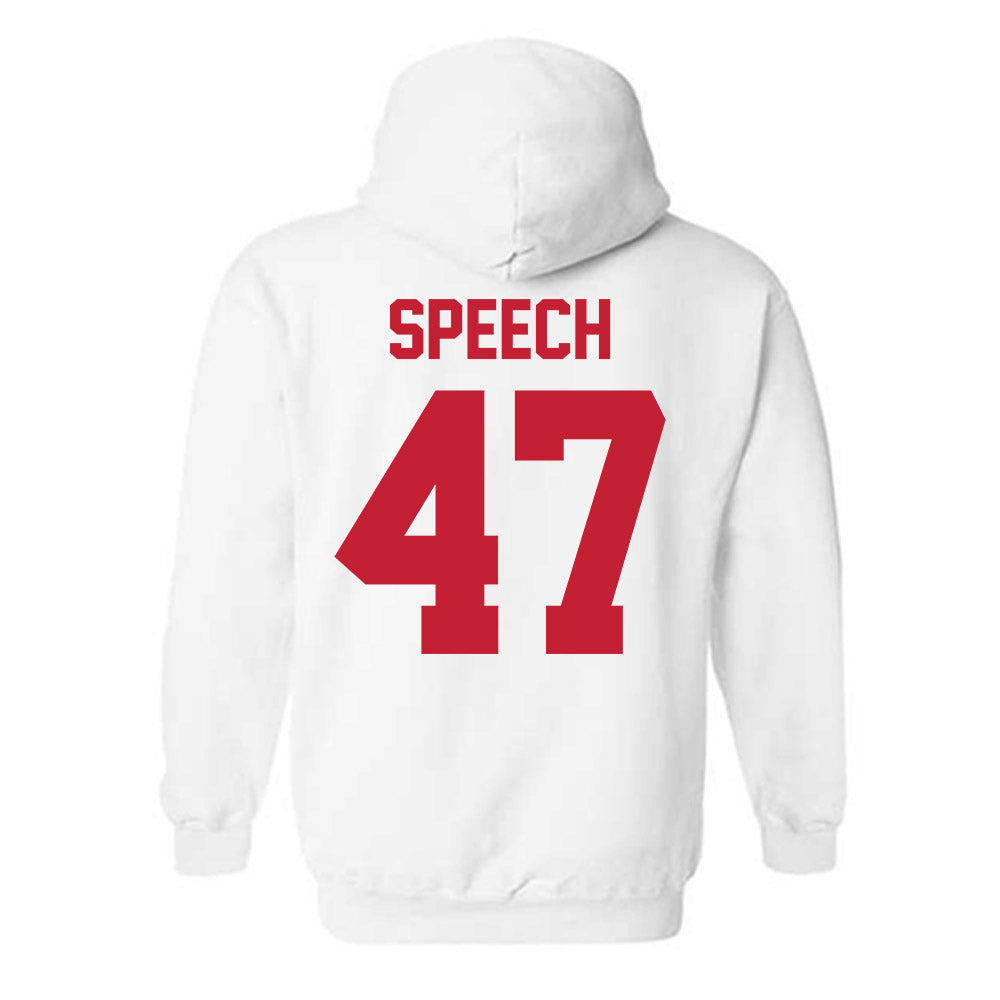 New Mexico - NCAA Football : Drew Speech - Classic Shersey Hooded Sweatshirt-1
